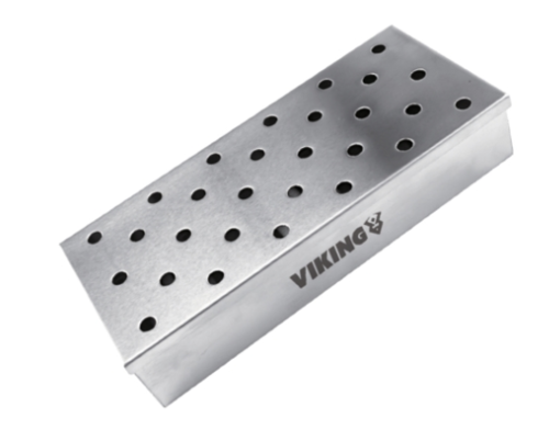 קופסת עישון מנירוסטה של VIKING.