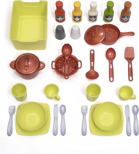 מטבח לילדים דגם גורמה עם תאורה, אפקטים קוליים ו 24 אביזרי משחק 4964