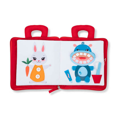 ספר רך- צעצוע מונטסורי לפעילויות העשרה מהנות (כישורים מוטוריים) מבית KIPOD