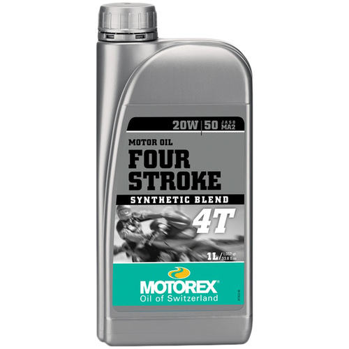 שמן מנוע מוטורקס 4 פעימות 20W50 נפח 1 ליטר - MOTOREX FOUR STROKE
