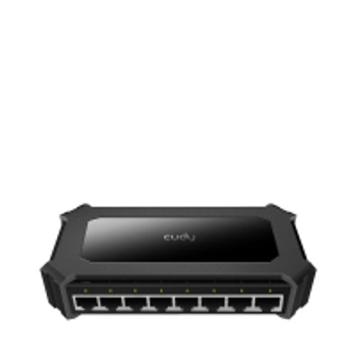 מתג לא מנוהל עם 8 פורטים במהירות 10/100/1000 Mbps עם ספק חיצוני CUDY