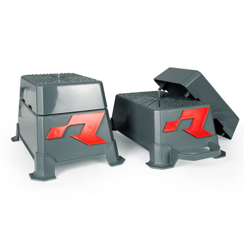סטנד זינוק למרוצים אפור אדום - RTECH STARTING BLOCKS