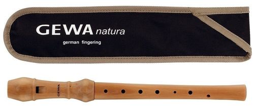 חלילית סופרן מעץ RECORDER NATURA באצבוע גרמני 700180 מבית GEWA (Germany)