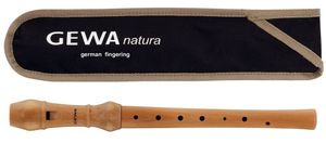 חלילית סופרן מעץ RECORDER NATURA באצבוע גרמני 700180 מבית GEWA (Germany)