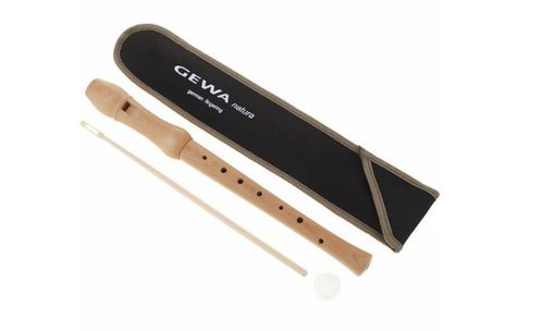 חלילית סופרן מעץ RECORDER NATURA באצבוע גרמני 700180 מבית GEWA (Germany)