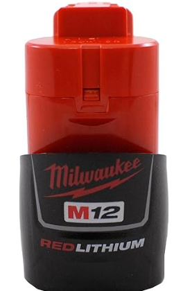 סוללה 1.5 אמפר M12 מילווקי