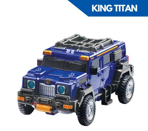 טובוט King Titan קינג טיטאן - רובוט טובוט לוחם ענק שמשתנה למכונית ספורט, מטוס, ג'יפ