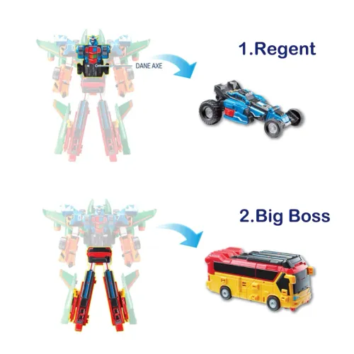 טובוט King Quatran קינג קוואטרן - רובוט לוחם ענק (52 ס