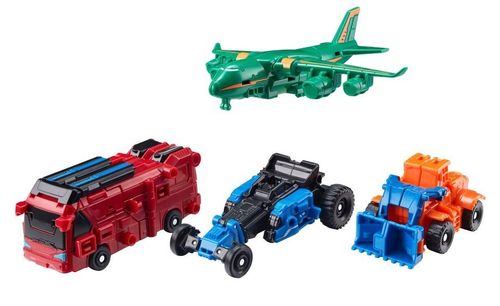 טובוט Mini KING QUATRAN מיני קינג קוואטראן - רובוט לוחם שמשתנה לבאגי, בולדוזר, אוטובוס ומטוס