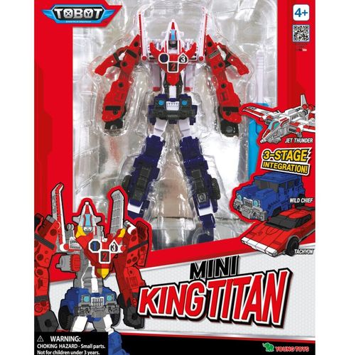 טובוט Mini King Titan מיני קינג טיטאן - רובוט לוחם שיכול להשתנות למטוס, ג'יפ, מכונית ספורט