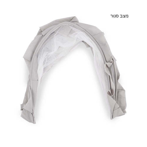 רשת הגנה נגד יתושים צבע אפור