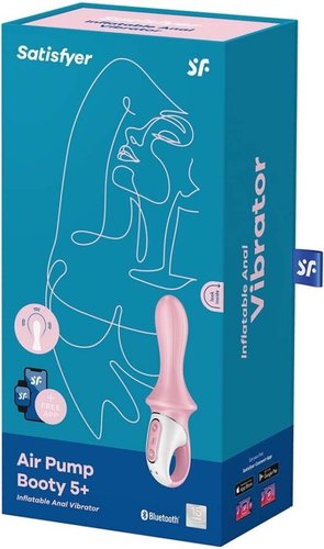 ויברטור מתנפח ורוטט AirPump Booty+5 סטיספייר
