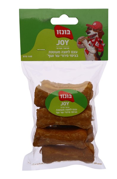 עצם לחוצה מעושנת 3 אינץ 140 גרם לכלבים