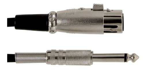 כבל מיקרופון XLR(f)- PL 6.3 באורך 9 מטר MICROPHONE CABLE מסדרת BASIC LINE מבית GEWA (Germany)