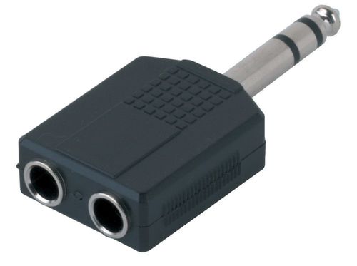 מתאם כניסה כפולה PL 6.3mm x 2 ל- (s) PL 6.3 mm מבית GEWA (Germany)