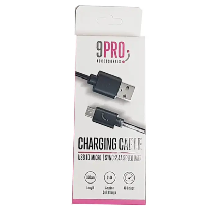 כבל טעינה Type-C to MicroUSB 9PRO