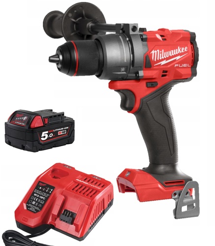 מברגה /מקדחה רוטטת דור 4 כולל סוללה 5AH דגם Milwaukee M18 FPD3 Fuel