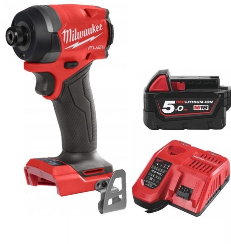 מברגת אימפקט דור 4 כולל סוללה 5AH דגם Milwaukee M18 FID3 Fuel