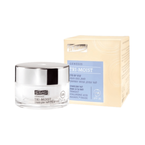 קרם יום מזין GENESIS | TRI-MOIST פעילות משולשת | 30SPF | לעור הפנים, הצוואר והמחשוף | מכיל 50 מ"ל | לעור שמן ומעורב | ד"ר פישר | Dr. Fischer