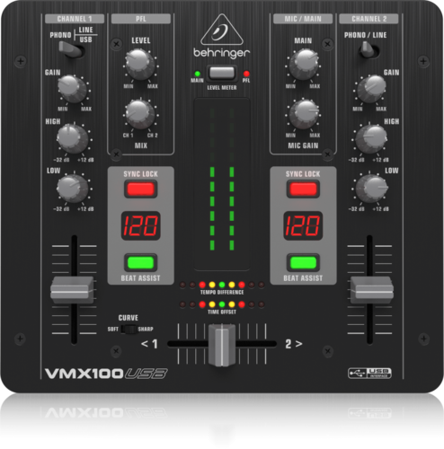 מיקסר DJ דגם VMX100USB מבית Behringer