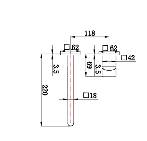 סיון אופיר ברז קיר שחור מט ידית חרס דגם 1905B