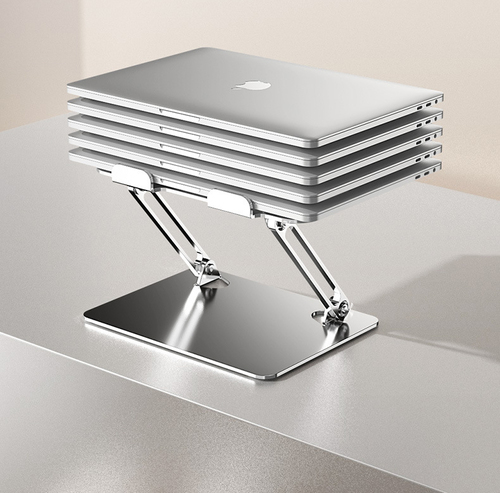 מעמד שולחני איכותי למחשב נייד | לפטופ Laptop Stand שחור/כסוף