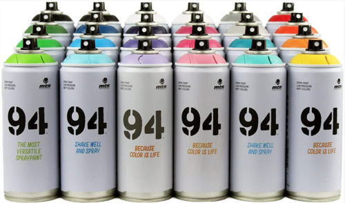 ספריי צבע בגימור מט עמיד במיוחד )94 גוונים( 94 MTN -