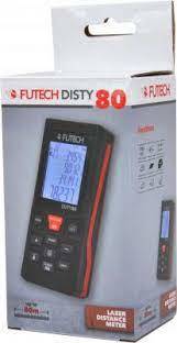 מד טווח לייזר מקצועי מסך LCD למדידות עד 80 מטר FUTECH DISTY 80