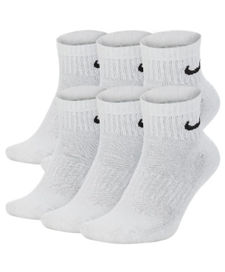 גרבי נייק Nike Everyday Cushioned Training Ankle Socks | שישייה