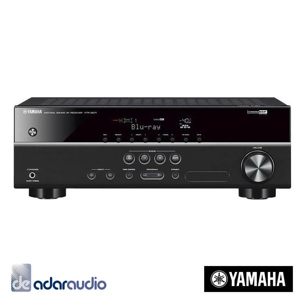 רסיבר 4K לקולנוע ביתי 5.1 ערוצים Yamaha HTR-2071