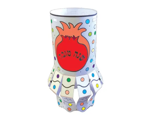 מנורה לצביעה לקישוט הסוכה - 36 יח'
