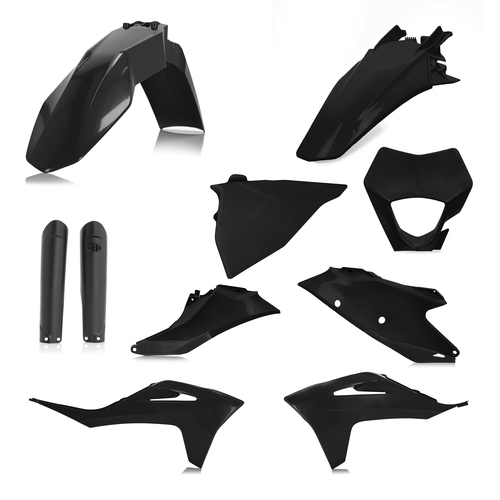 סט פלסטיקה מלא CYCRA לאופנועי גאס-גאס EC\ECF 2021-2023 שחור