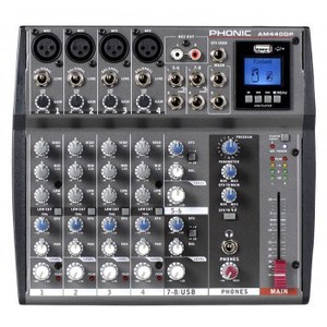  מיקסר 8 ערוצים PHONIC AM 440DP USB