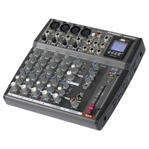  מיקסר 8 ערוצים PHONIC AM 440DP USB