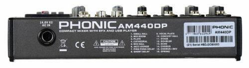  מיקסר 8 ערוצים PHONIC AM 440DP USB