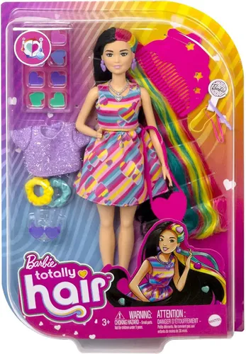 בובת ברבי Totally Hair עם שיער ארוך (22 ס