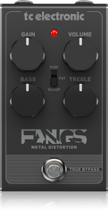 פדל דיסטורשן לגיטרה TC Electronic Fangs Metal Distortion