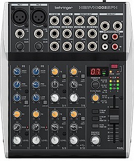 מיקסר Behringer Xenyx 1002SFX עם חיבור USB ומערך אפקטים