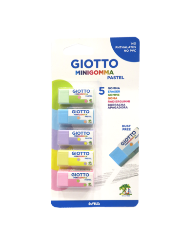GIOTTO מחק בגווני פסטל 