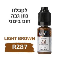 גוון גבה חום בינוני