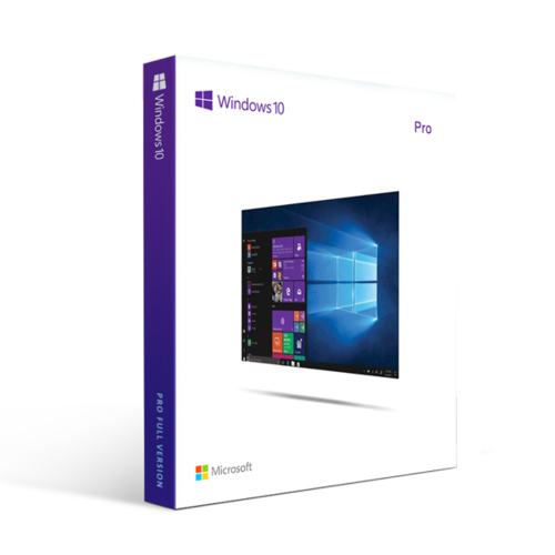 תוכנה Microsoft Windows 10 PRO HEB 64 Bit