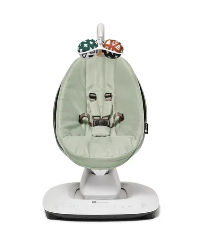 נדנדה חשמלית וטרמפולינה מאמארו 5.0 mamaRoo בעיצוב חדש ושליטה מהטלפון - ירוק מרווה