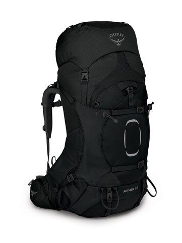 תרמיל AETHER 65 מבית אוספרי OSPREY בצבע שחור