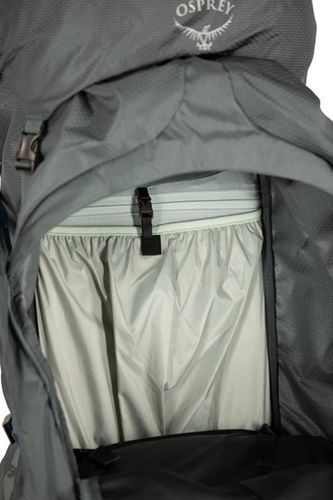 תרמיל AETHER 70 PLUS מבית אוספרי OSPREY בצבע אפור
