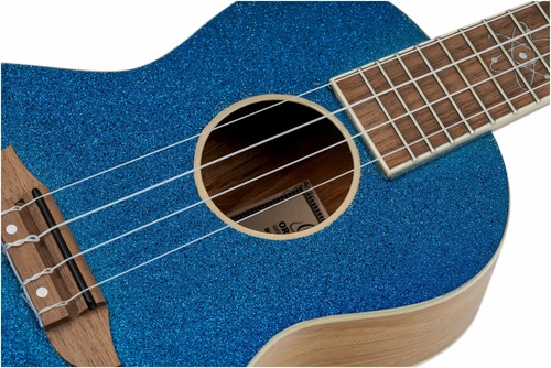 יוקללה קונצרט סדרת Element עם Blue Top
