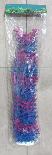 צמח פלסטיק סגול כחול 45 ס