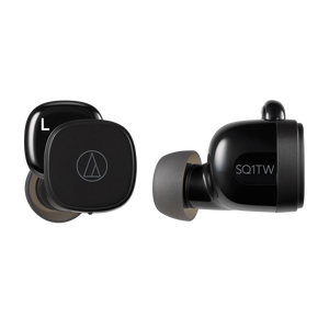 אוזניות אלחוטיות Audio Technica ATH-SQ1TWBK