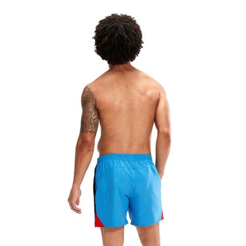 מכנס ים לגברים | Hyper Boom Splice 16″ Swim Shorts Blue/Red
