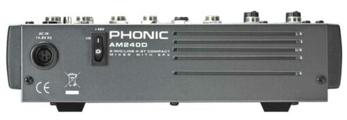  מיקסר אנלוגי 10 ערוצים PHONIC AM240D