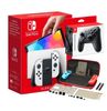  Nintendo Switch OLED 64GB HEG-001 קונסולת משחק נינטנדו + שלט פרו קונטרולר וערכת אביזרים 